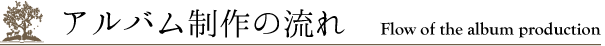 ウェディングアルバム制作の流れ