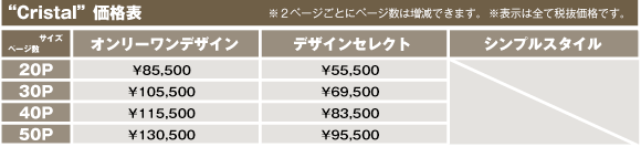 24cmスクエアアクリル表紙ウェディングアルバム価格表